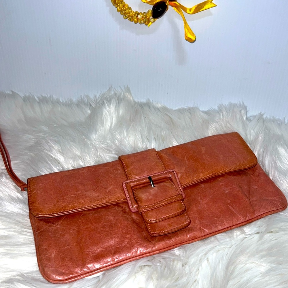 Hobo International pink leather Clutch